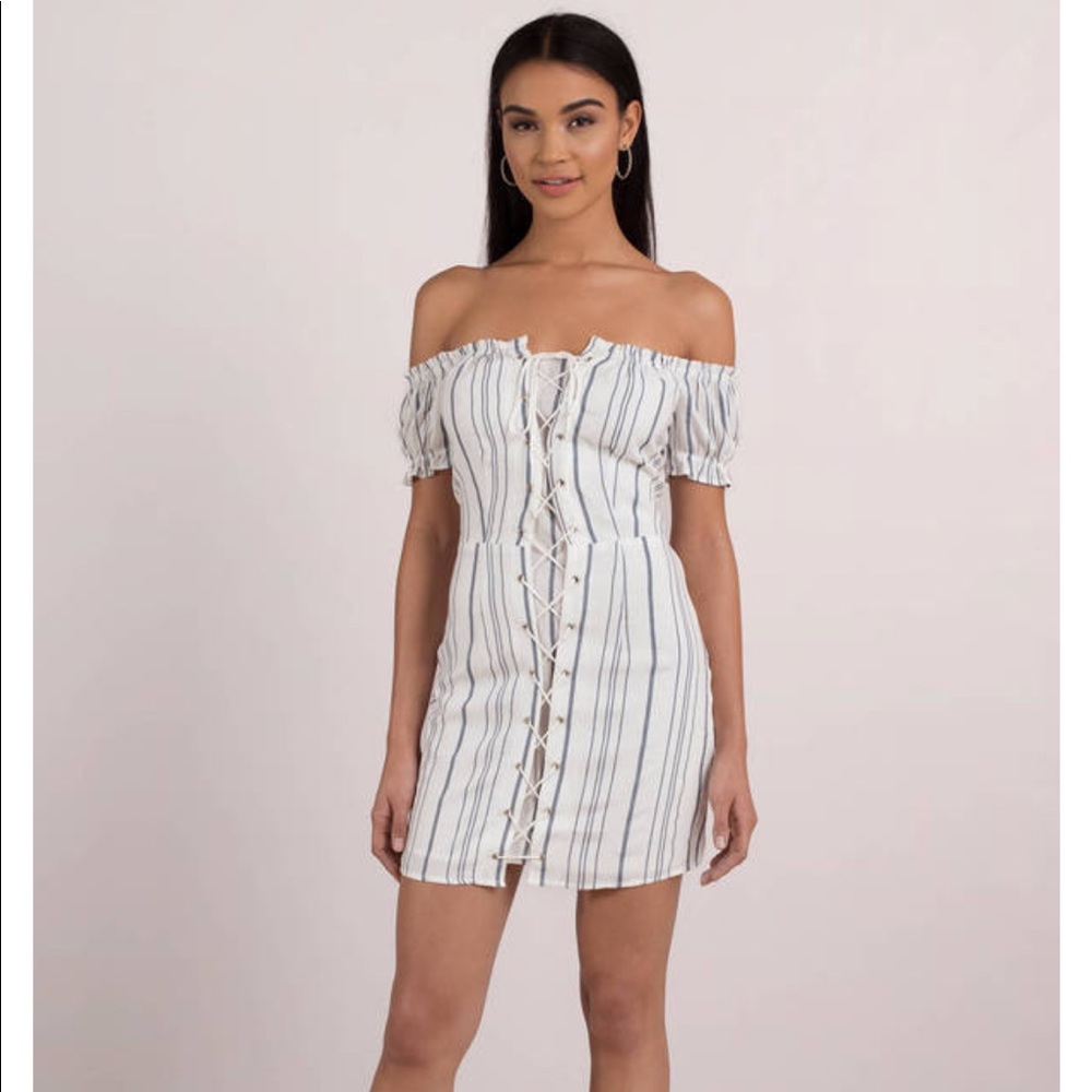 TOBI Nikki Blue Bodycon Dress (S)